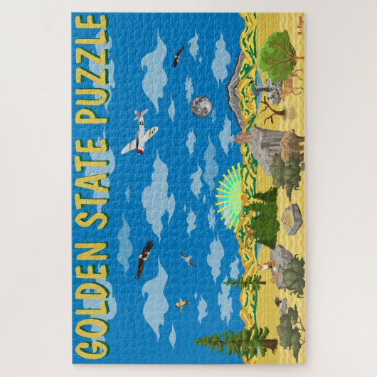 Golden Staat Puzzle (Vertikal)