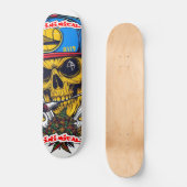 Golden Staat Skull Skateboard (Vorderseite)