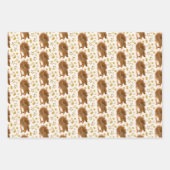 Golden Star Eichhörnchen Geschenkpapier Set (Vorderseite 2)