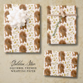 Golden Star Eichhörnchen Geschenkpapier Set