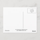 Golden Star Fairy Postcard Postkarte (Rückseite)