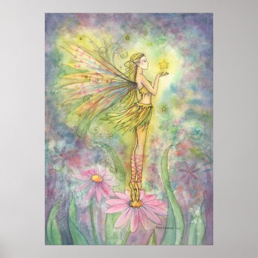 Golden Star Flower Fairy Poster (Vorne)