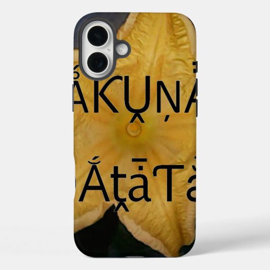 Golden Star Hakuna Matata Kunstdruckerei Case-Mate iPhone Hülle (Rückseite)
