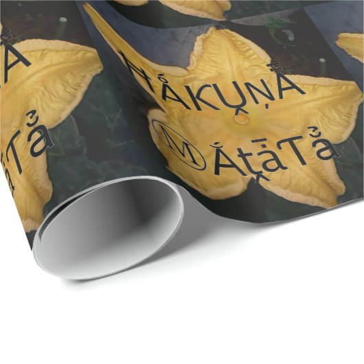 Golden Star Hakuna Matata Kunstdruckerei Geschenkpapier (Rolleneckpunkt)