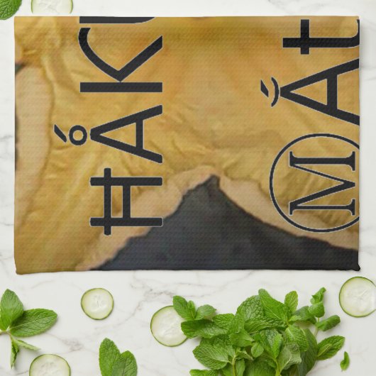 Golden Star Hakuna Matata Kunstdruckerei Handtuch (Gefaltet)