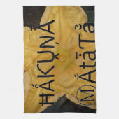 Golden Star Hakuna Matata Kunstdruckerei Handtuch (Vertikal)