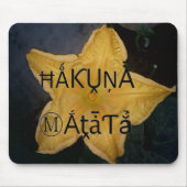 Golden Star Hakuna Matata Kunstdruckerei Mousepad (Vorne)