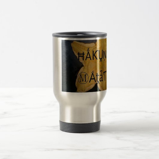 Golden Star Hakuna Matata Kunstdruckerei Reisebecher (Mittel)