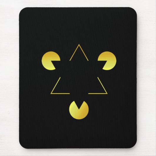 Golden Star Illusion Mousepad (Vorne)