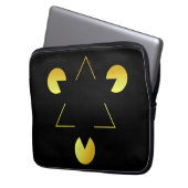 Golden Star Illustration Electronics Bag Laptopschutzhülle (Vorderseite Links)