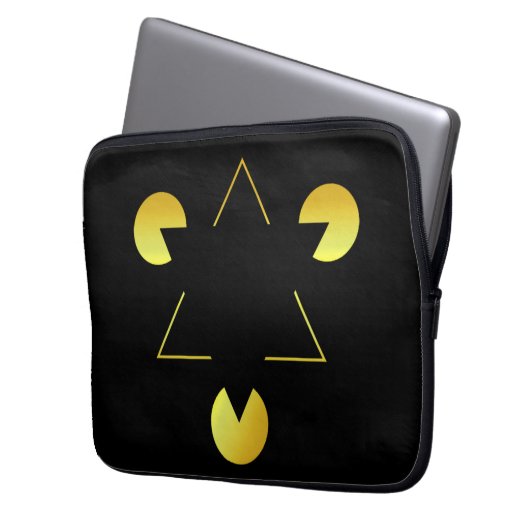 Golden Star Illustration Electronics Bag Laptopschutzhülle (Vorderseite Links)