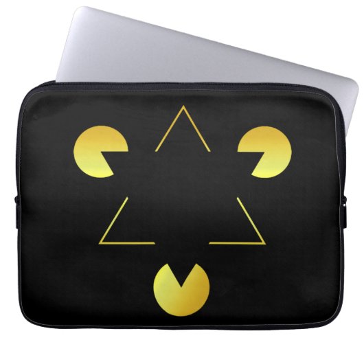 Golden Star Illustration Electronics Bag Laptopschutzhülle (Vorderseite)