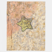 Golden Star in the Rocks FLEECE BLANKET (Vorderseite)