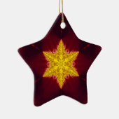 Golden Star Keramik Ornament (Rechts)