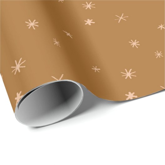 Golden Star Musterpapier Geschenkpapier (Rolleneckpunkt)