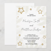Golden Star Pine Hochzeit Einladungen (Vorne/Hinten)