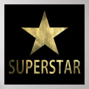 Golden Star Superstar Poster
