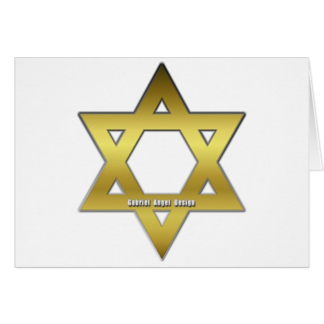 Golden Star von David (Vorderseite (Horizontal))