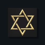 Golden Star von David Leinwanddruck<br><div class="desc">Der Goldene Stern von David Feel kann mit den großartigen Anpassungswerkzeugen von Zazzle eigene Worte und Bilder hinzufügen. Dieses Design ist auch auf Dutzenden anderer Produkte erhältlich. Danke,  dass du vorbeigekommen bist! Gott segne!</div>