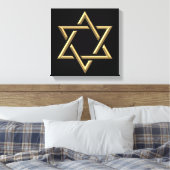 Golden Star von David Leinwanddruck (Insitu (Schlafzimmer))