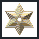 Golden Star von David Poster<br><div class="desc">Der Goldene Stern von David Feel kann mit den großartigen Anpassungswerkzeugen von Zazzle eigene Worte und Bilder hinzufügen. Dieses Design ist auch auf Dutzenden anderer Produkte erhältlich. Danke,  dass du vorbeigekommen bist! Gott segne!</div>