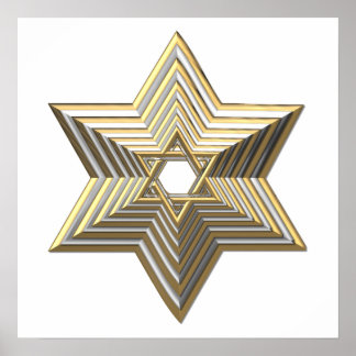 Golden Star von David Poster