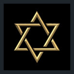 Golden Star von David Poster<br><div class="desc">Der Goldene Stern von David Feel kann mit den großartigen Anpassungswerkzeugen von Zazzle eigene Worte und Bilder hinzufügen. Dieses Design ist auch auf Dutzenden anderer Produkte erhältlich. Danke, dass du vorbeigekommen bist! Gott segne!</div>