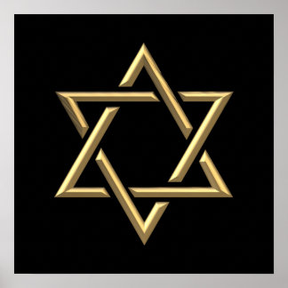 Golden Star von David Poster