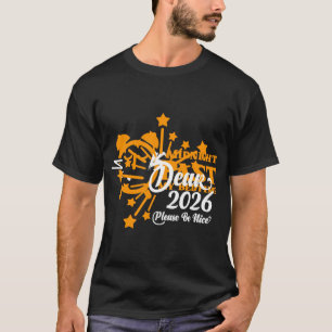 "Golden Starburst" Festliches Feuerwerksfest T-Shirt
