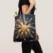 Golden Starburst Glam Holiday Tote Bag Tasche (Von Nahem)