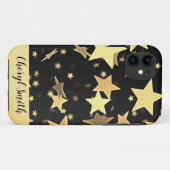 Golden Stars iPhone 11 Fall Case-Mate iPhone Hülle (Rückseite (Horizontal))