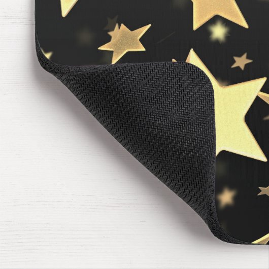 Golden Stars Mouse Pad Mousepad (Ecke)