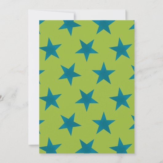 Golden Stars Muster 20 Dankeskarte (Vorderseite)