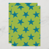 Golden Stars Muster 20 Dankeskarte (Vorne/Hinten)
