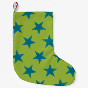 Golden Stars Muster 20 Kleiner Weihnachtsstrumpf