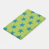 Golden Stars Muster 20 Post-it Klebezettel (angewinkelt)