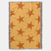 Golden Stars Muster 2 Decke (Vorderseite Vertikal)