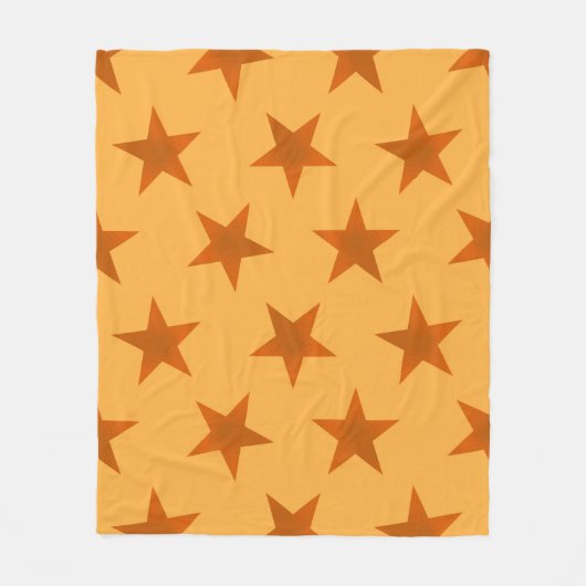 Golden Stars Muster 2 Fleecedecke (Vorderseite)
