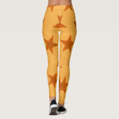 Golden Stars Muster 2 Leggings (Rückseite)