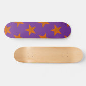 Golden Stars Muster 3 Skateboard (Horizontal)