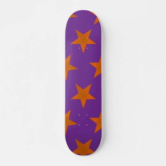 Golden Stars Muster 3 Skateboard (Vorne)