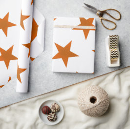 Golden Stars Muster 6 Geschenkpapier
