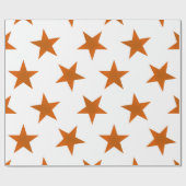 Golden Stars Muster 6 Geschenkpapier (Flach)