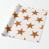 Golden Stars Muster 6 Geschenkpapier (Ungerollt)