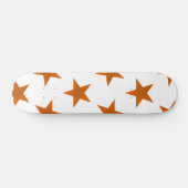 Golden Stars Muster 6 Skateboard (Horizontal)