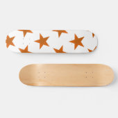 Golden Stars Muster 6 Skateboard (Horizontal)