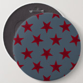 Golden Stars Muster 9 Button (Vorne & Hinten)