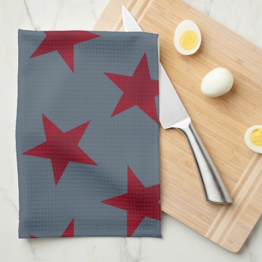 Golden Stars Muster 9 Geschirrtuch (Viertel Falte)