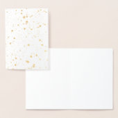 Golden Stars Muster Folienkarte (Anzeige)