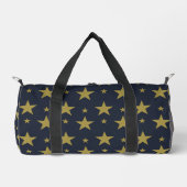 Golden Stars on Navy Blue - Elegant und zeitlos Duffle Bag (Vorderseite)